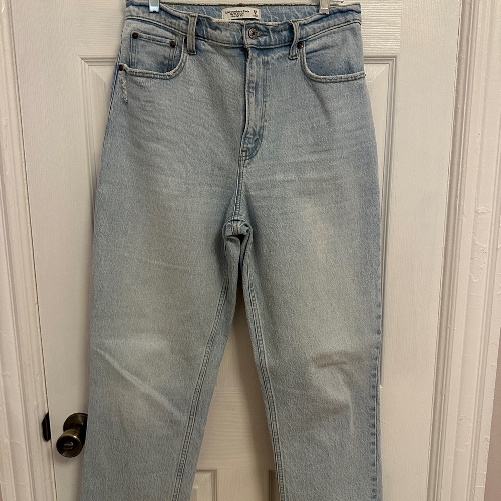Abercrombie & Fitch Light Blue Ultra High Rise Jeans